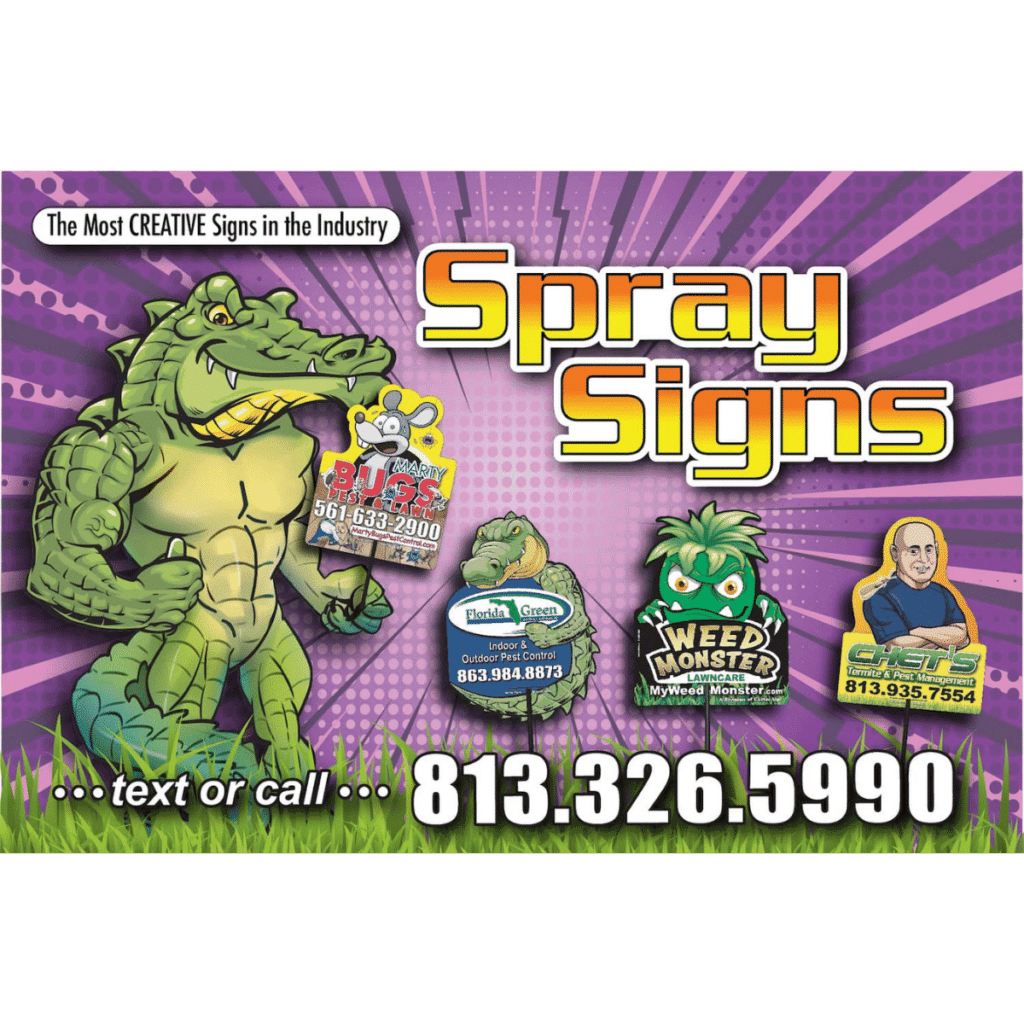 Post Cards 4 X 6 Spray Signs