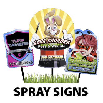 Pest Control Signs & More | Spray Signs